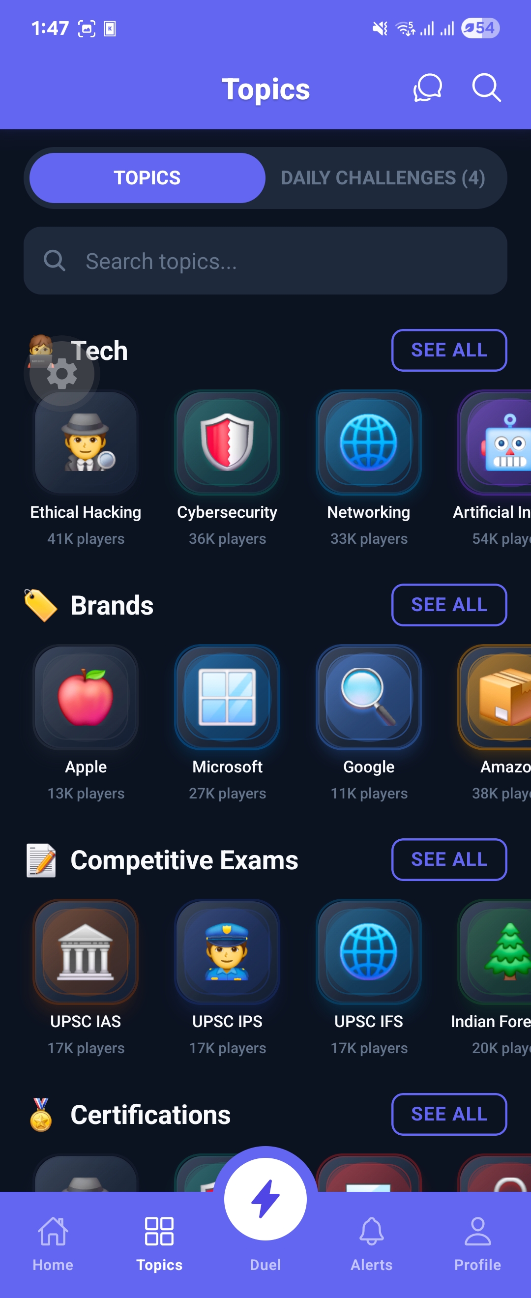Tech, brands & exams
